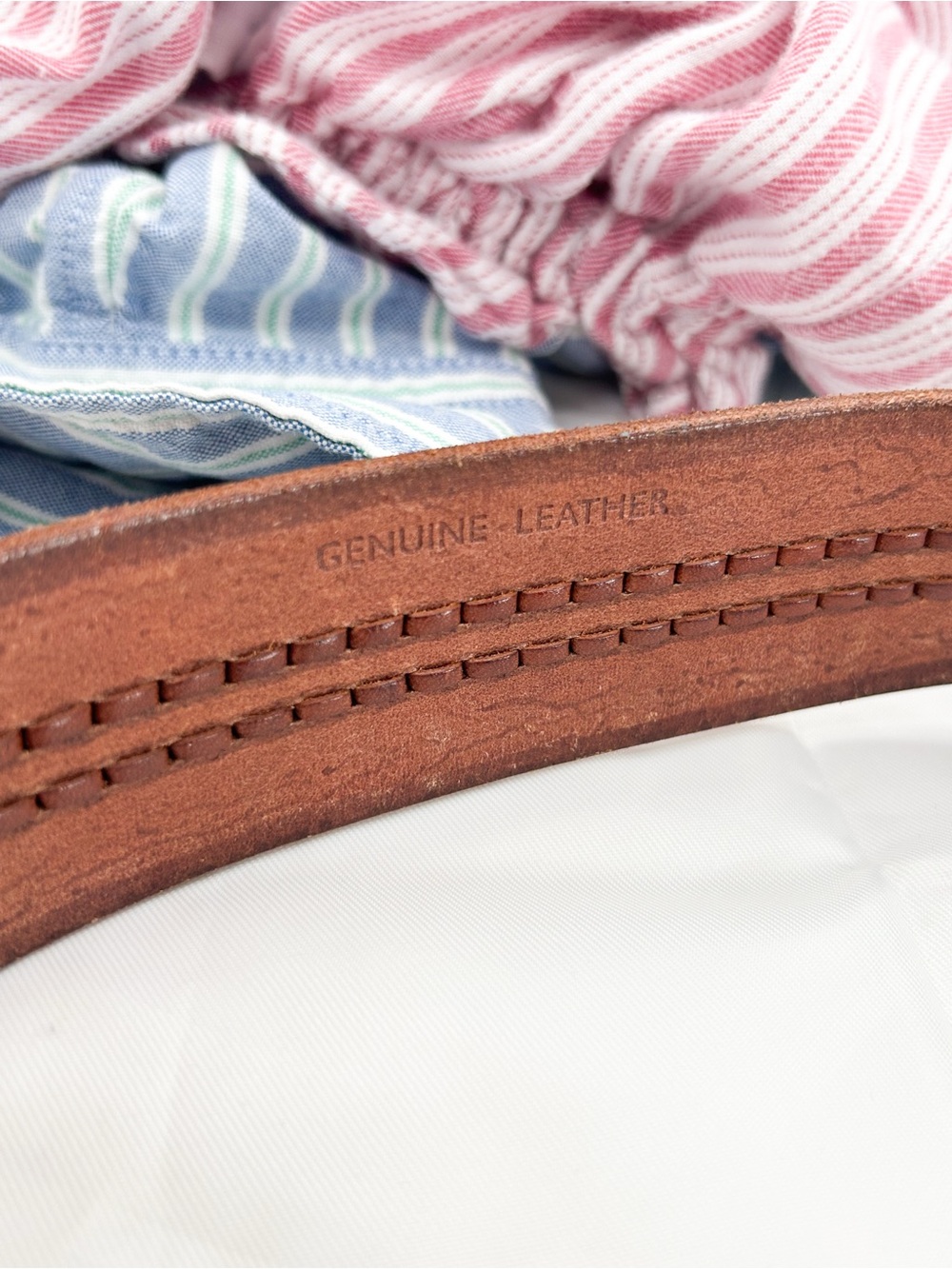 Vintage Ralph Lauren Belt Tooled Leather Western Braided Embossed Small - Picture 12 of 13